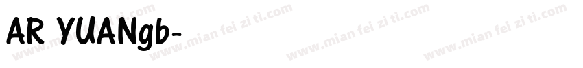 AR YUANgb字体转换